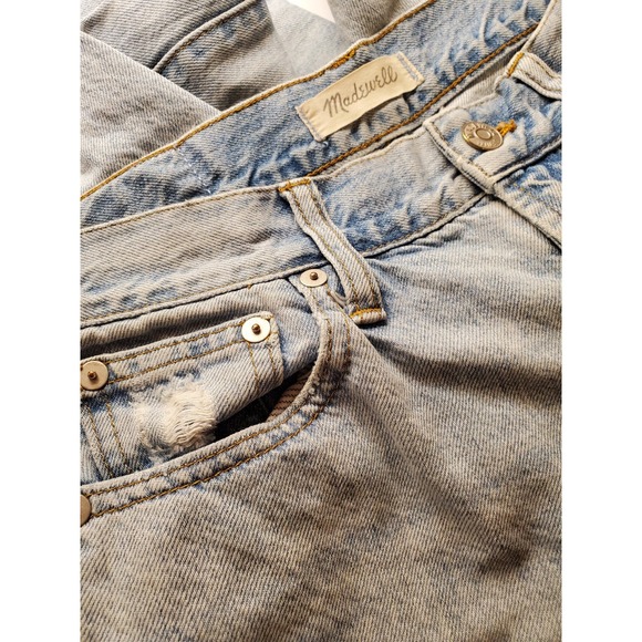 Madewell Perfect Summer Jean Light Wash Denim Size 26 Tapered Leg Discontinued - Picture 10 of 15